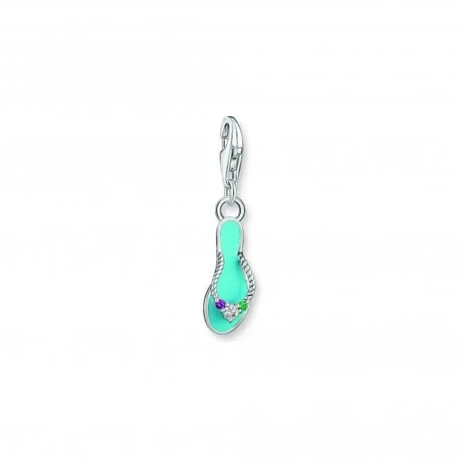 Charmista Multicoloured Enamel Flip Flop Charm Pendant 2025-914-7