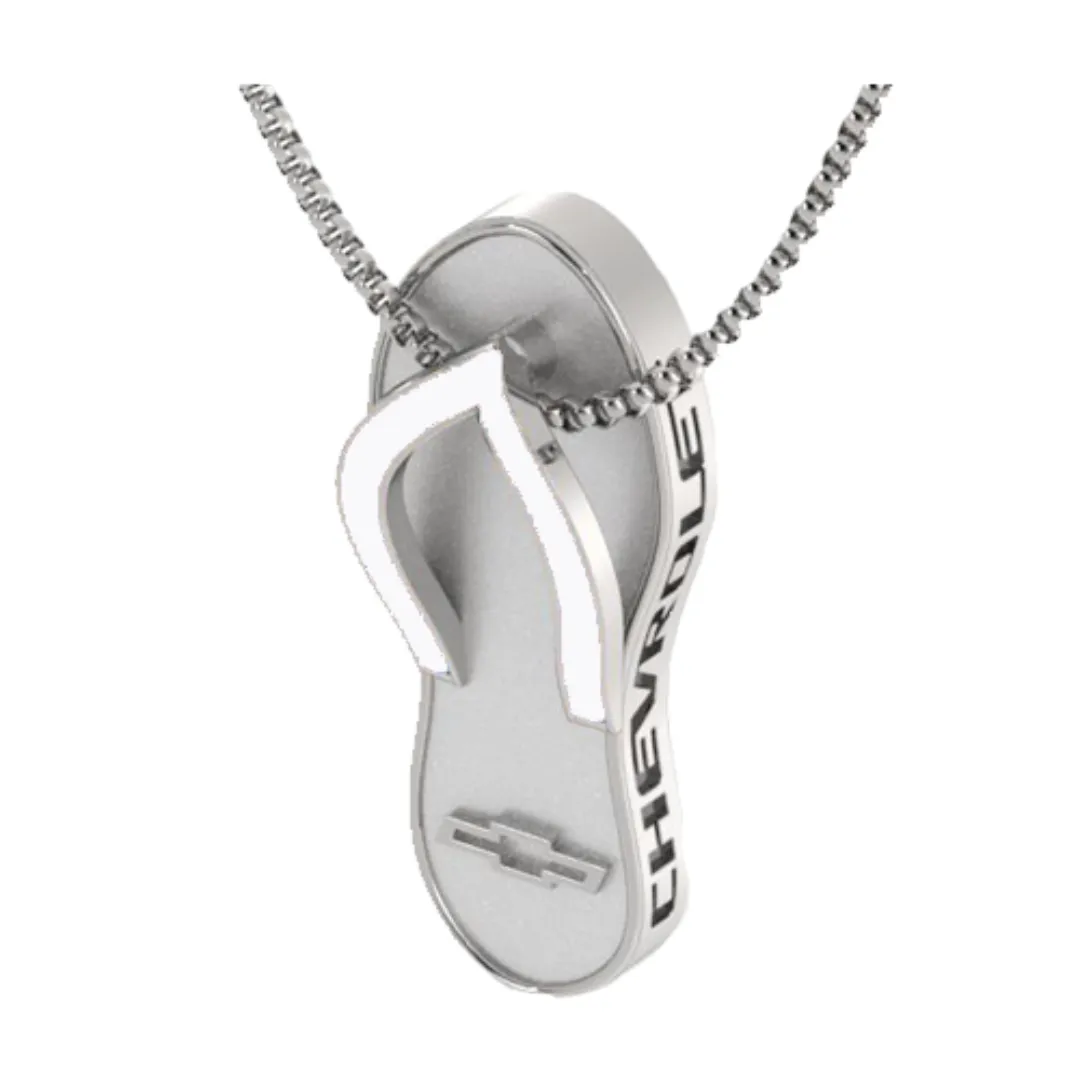 Chevrolet Bowtie Flip Flop Pendant