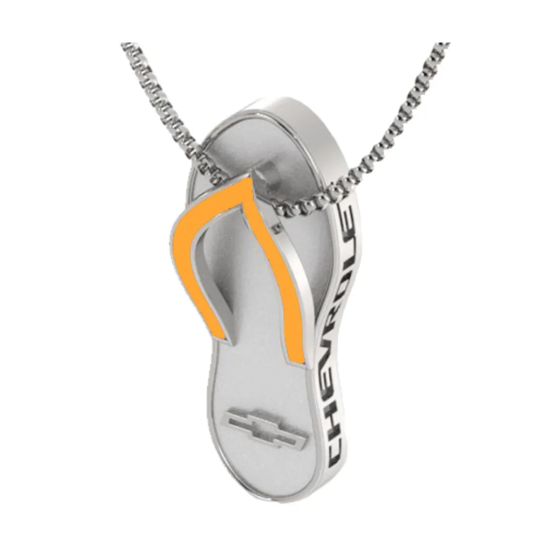 Chevrolet Bowtie Flip Flop Pendant