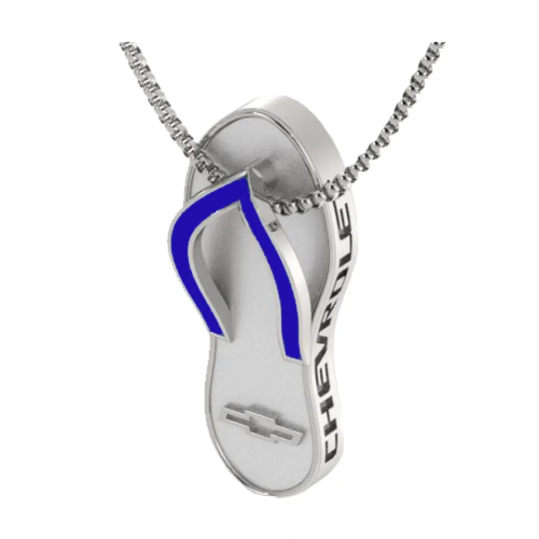 Chevrolet Bowtie Flip Flop Pendant