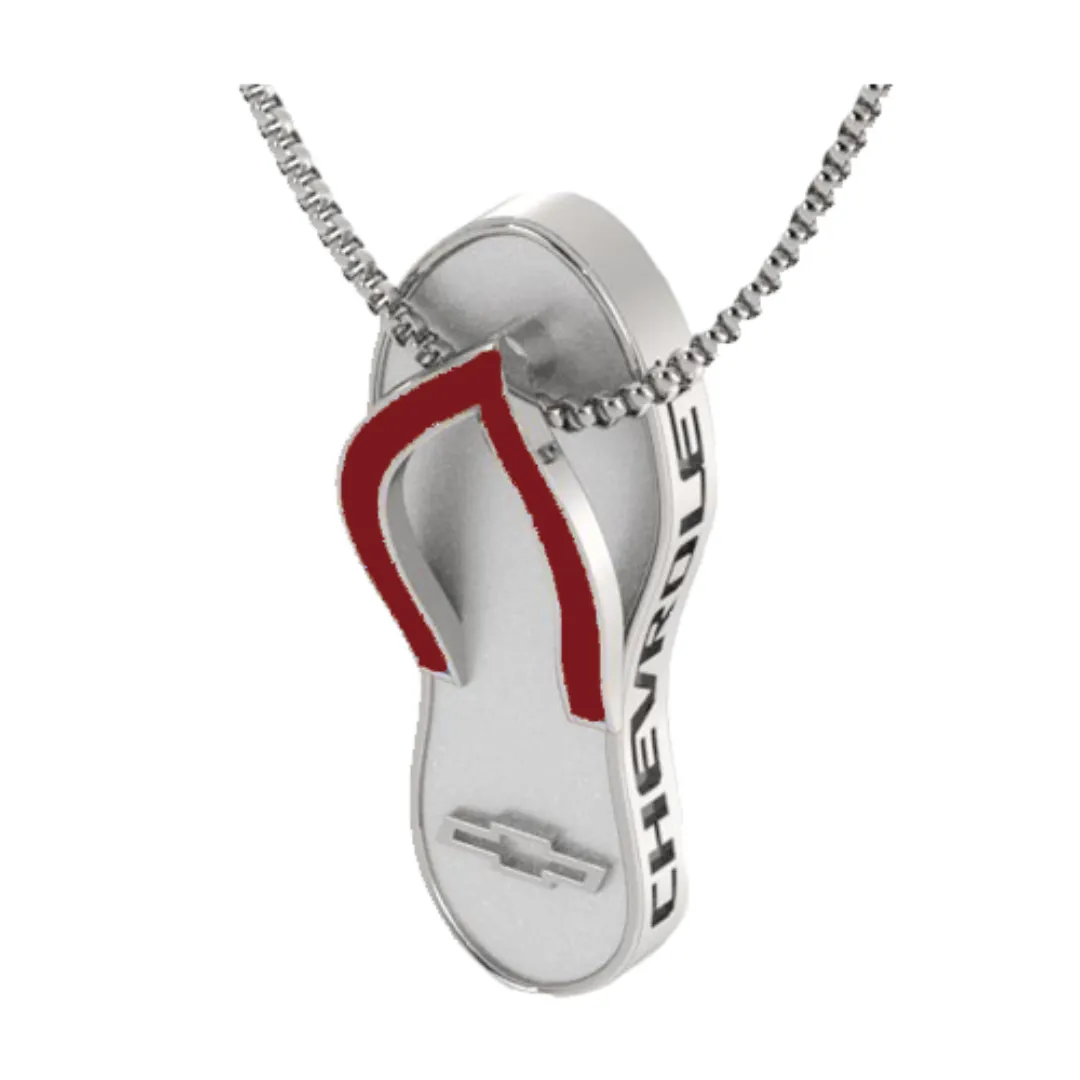 Chevrolet Bowtie Flip Flop Pendant