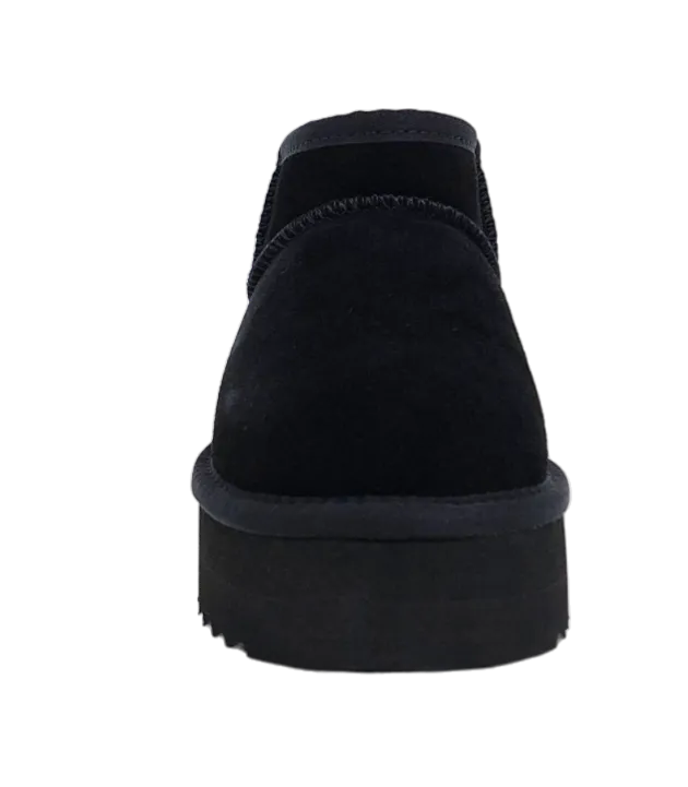 Colors Of California - Bea Platform Winter Boot Black