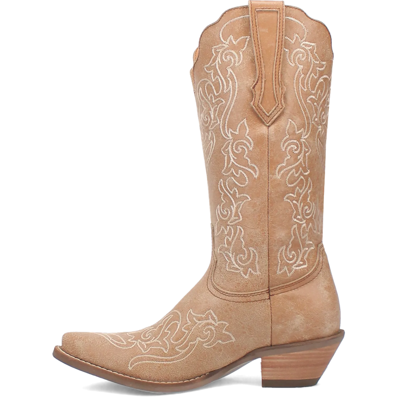 Flirty N' Fun Camel Leather Boots (DS)