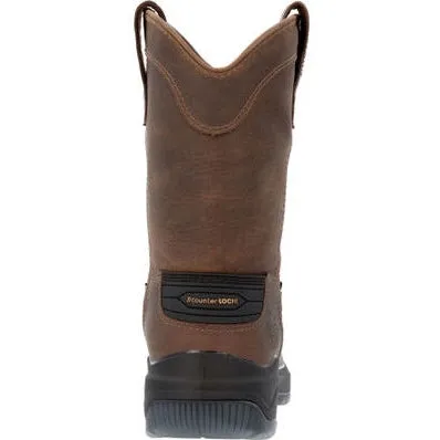 Georgia Men's Flxpoint Ultra 11" WP Comp Toe Work Boot - Brown - GB00555