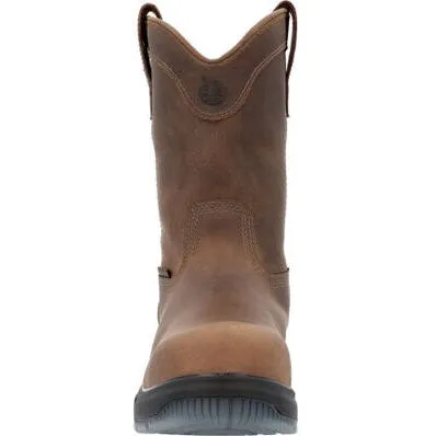 Georgia Men's Flxpoint Ultra 11" WP Comp Toe Work Boot - Brown - GB00555