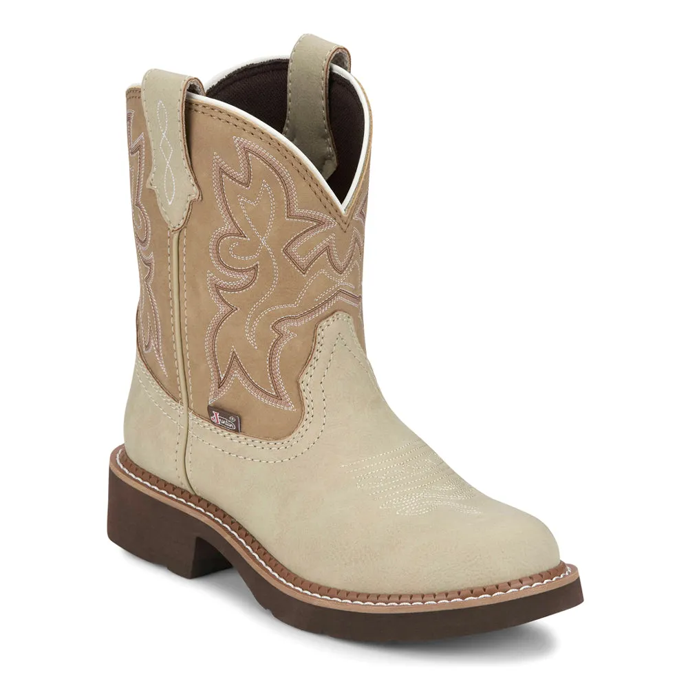 Kay Embroidered Round Toe Cowboy Boots