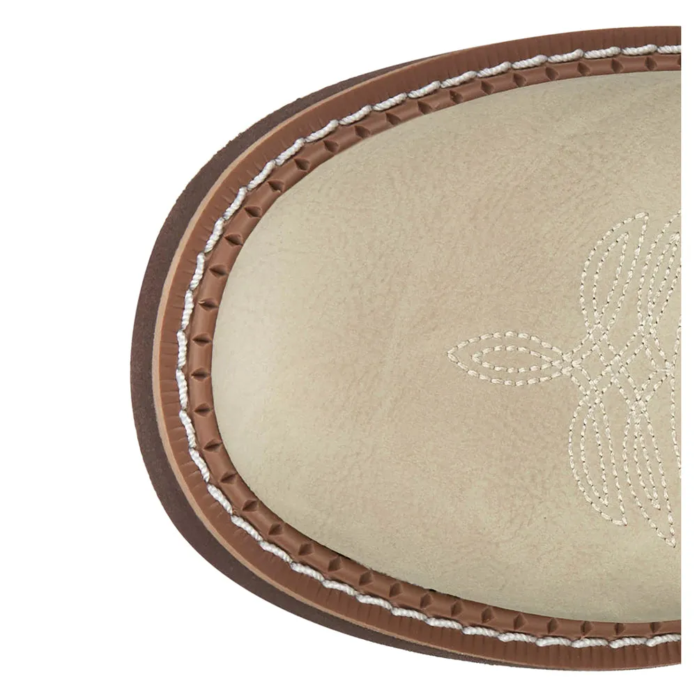 Kay Embroidered Round Toe Cowboy Boots