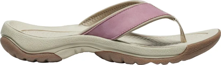 Keen Women&#x27;s Kona Leather Flip-Flop Nostalgia Rose-Plaza Taupe | Buy Keen Women&#x27;s Kona Leather Flip-Flop Nostalgia Rose-Plaza Taupe here | Outnorth
