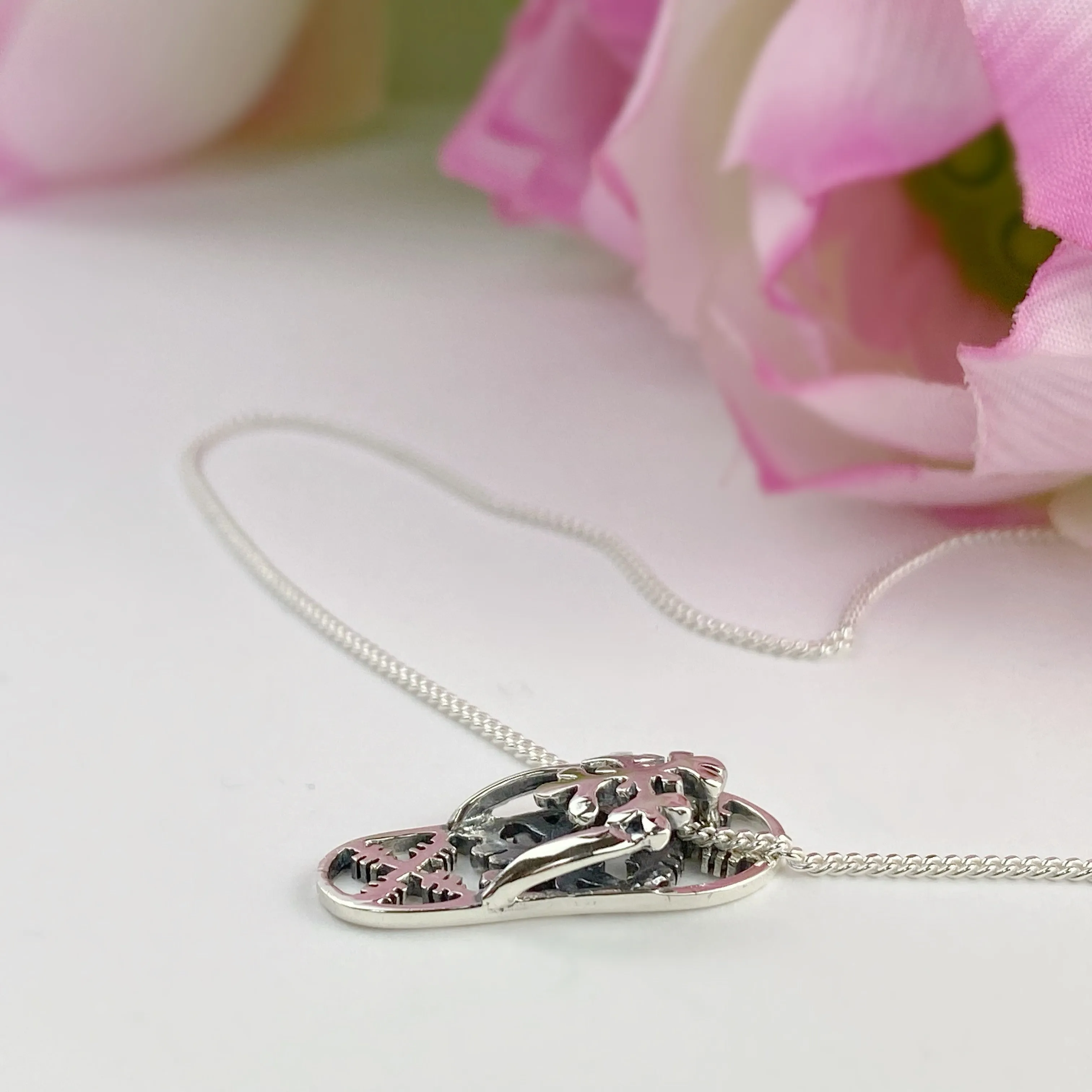 Silver Sandal Pendant - VP213