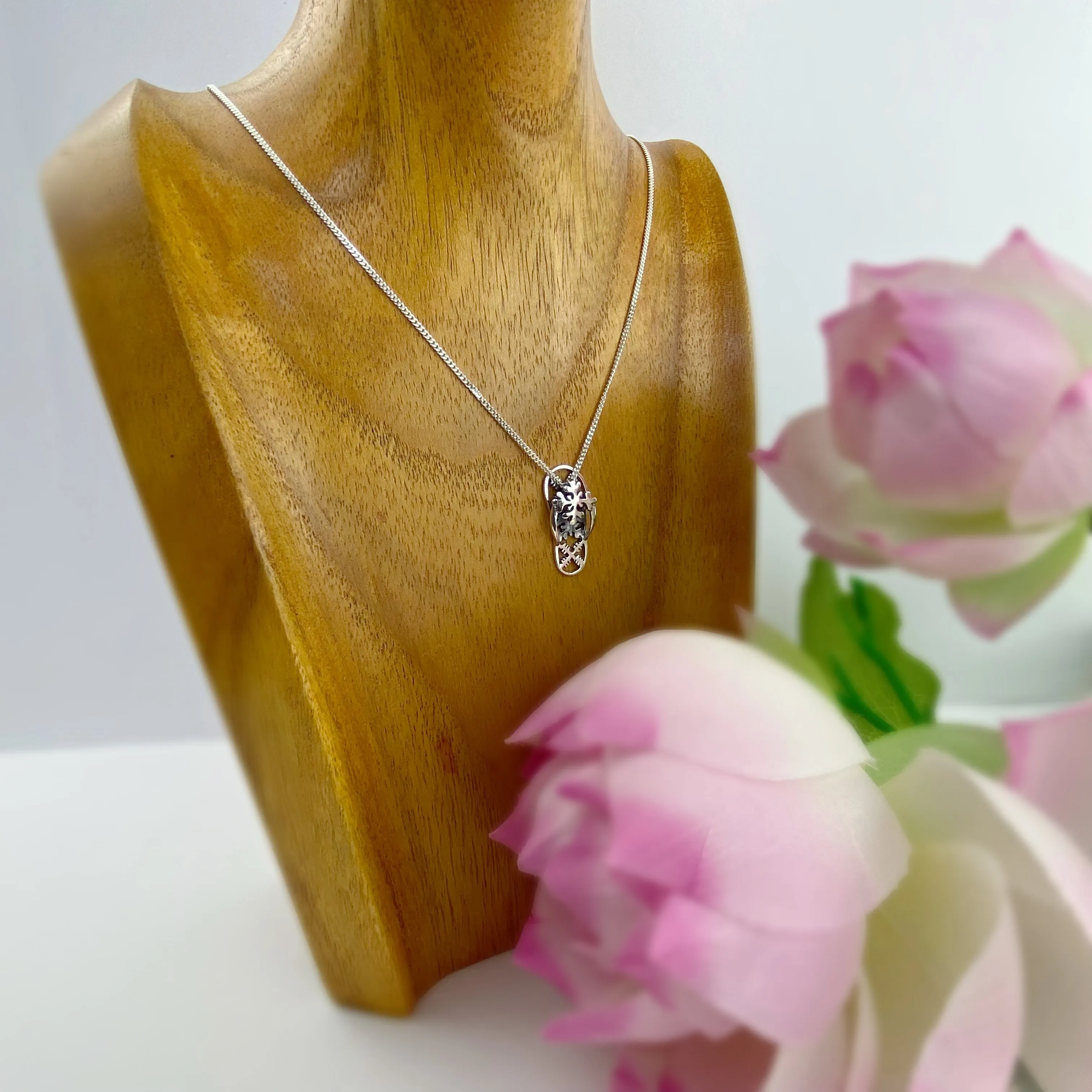 Silver Sandal Pendant - VP213