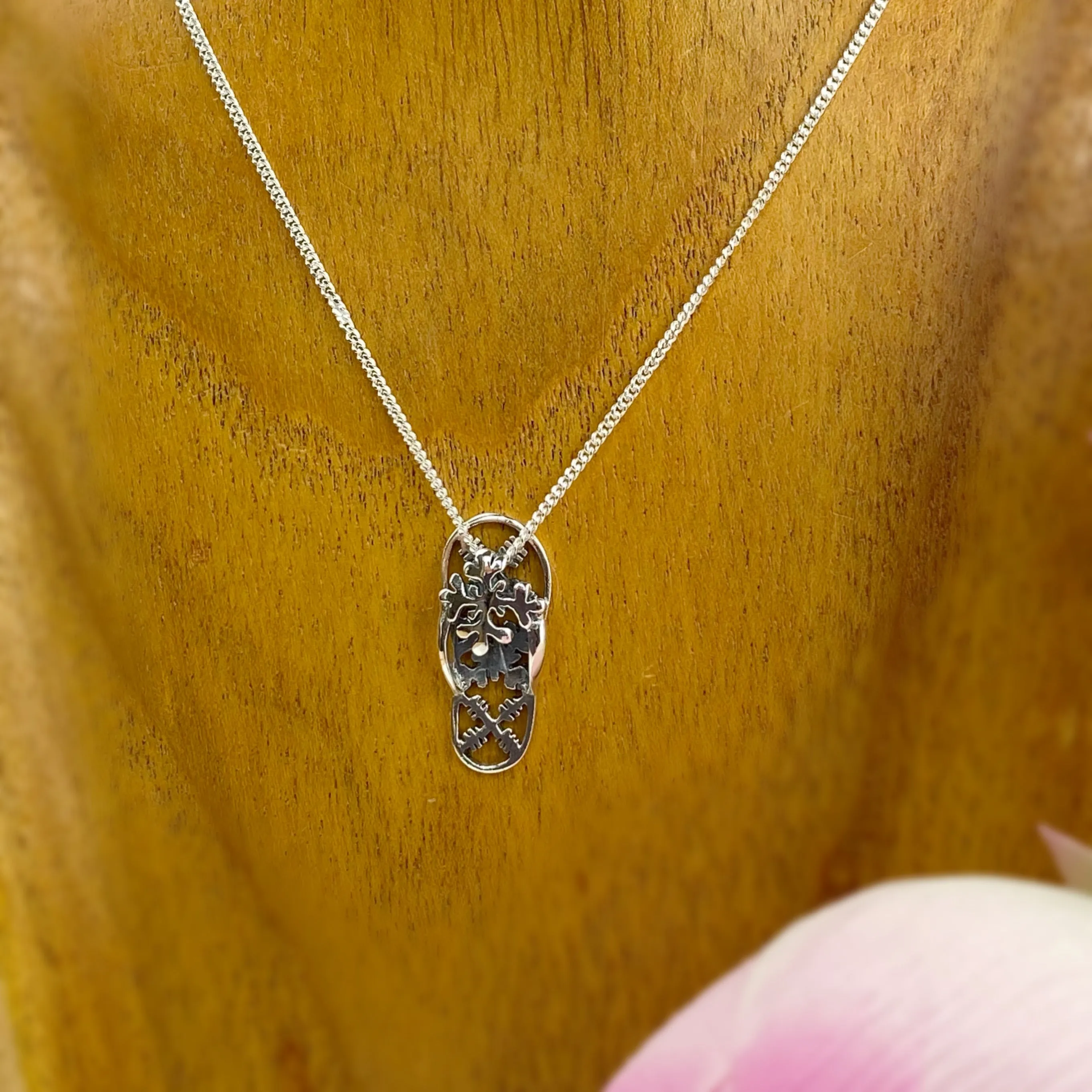 Silver Sandal Pendant - VP213