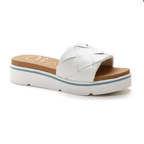 Stonefly women's slipper sandal in synthetic leather Liberty 6 219670 010 white